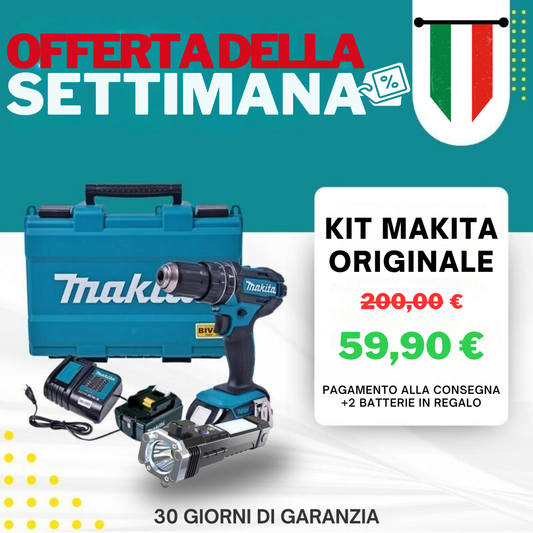 BLACK NOVEMBER | Kit Completo Trapano Combinato 40V Max XGT